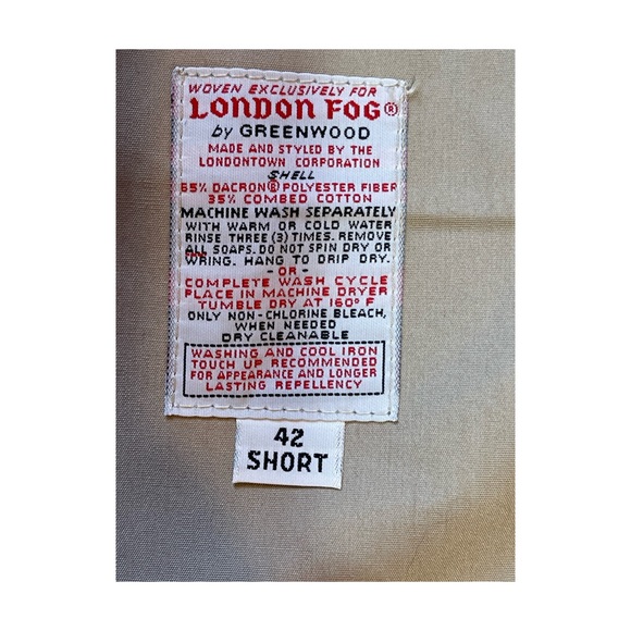 London Fog Men’s Trench Coat - Picture 9 of 10